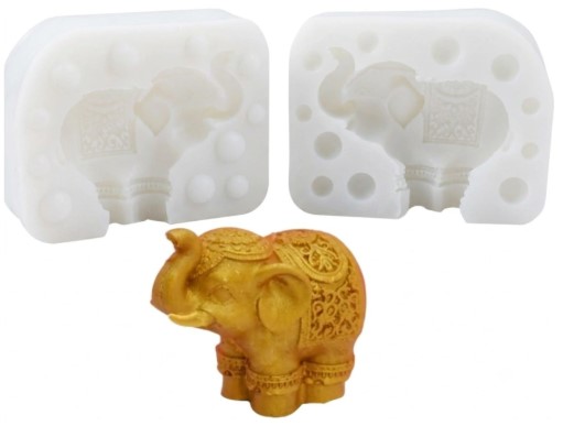 MOLDE SILICONA ELEFANTE HINDU