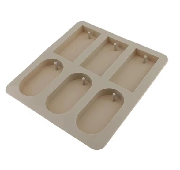 MOLDE SILICONA PLACAS AROMATIZANTES X  (RECTANGULO Y OVALO)